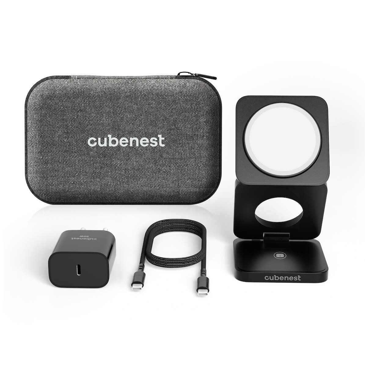 CubeNest S312 Pro 3in1 vezeték nélküli mágneses töltő