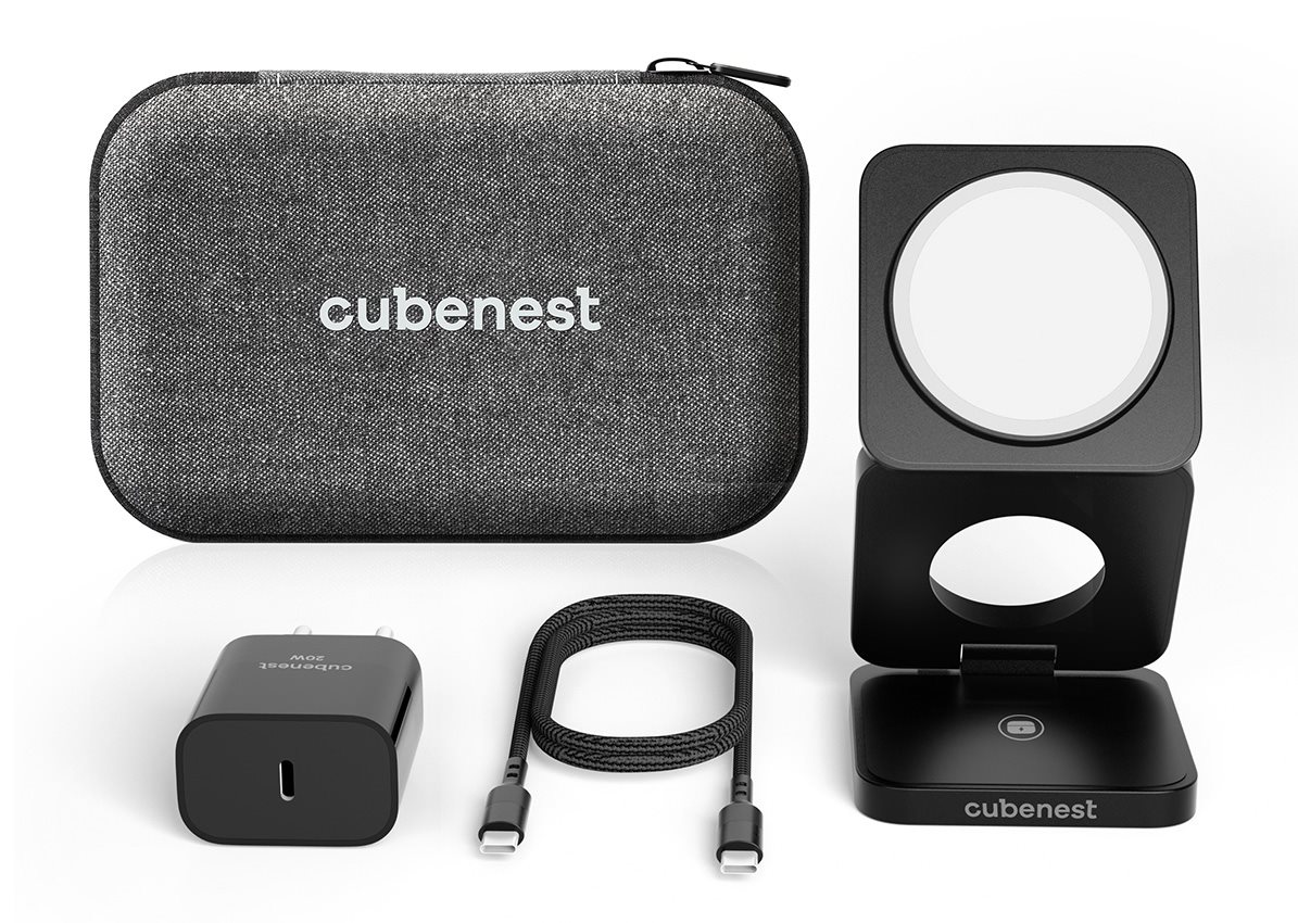 CubeNest S312 Pro 3in1 vezeték nélküli mágneses töltő