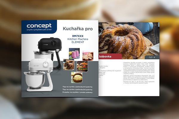 CONCEPT RM7510 1200W ELEMENT DIGI Taupe konyhai robotgép