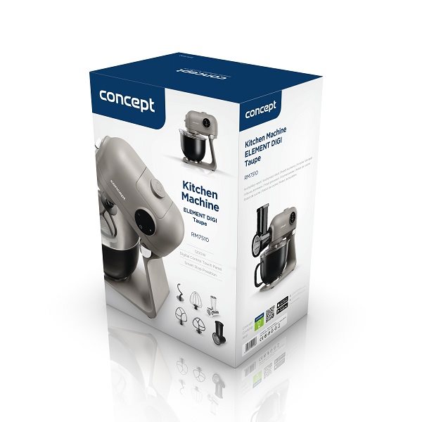CONCEPT RM7510 1200W ELEMENT DIGI Taupe konyhai robotgép