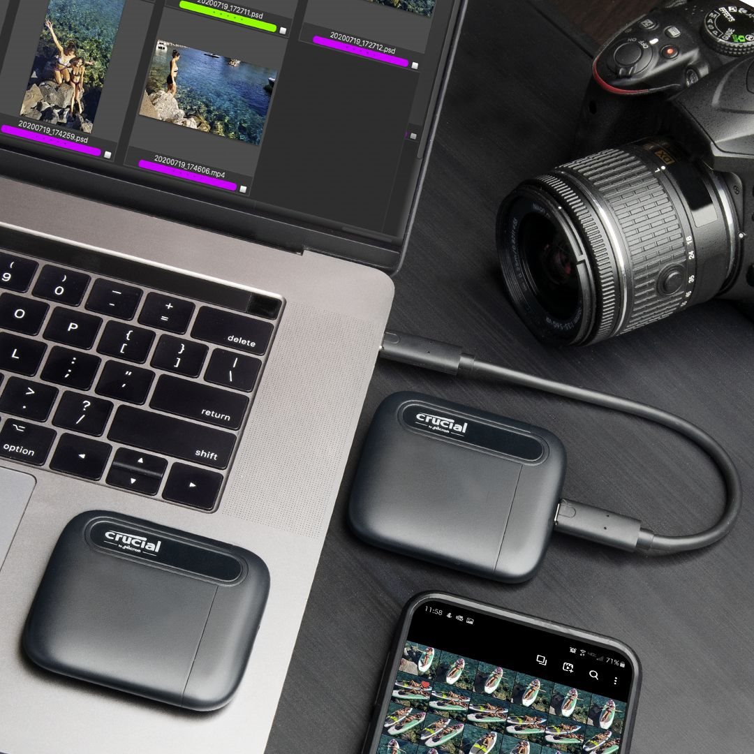 Crucial Portable SSD X6 külső merevlemez