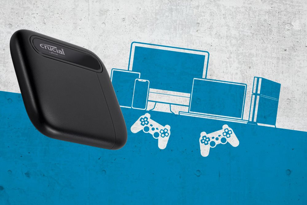 Crucial Portable SSD X6 külső merevlemez