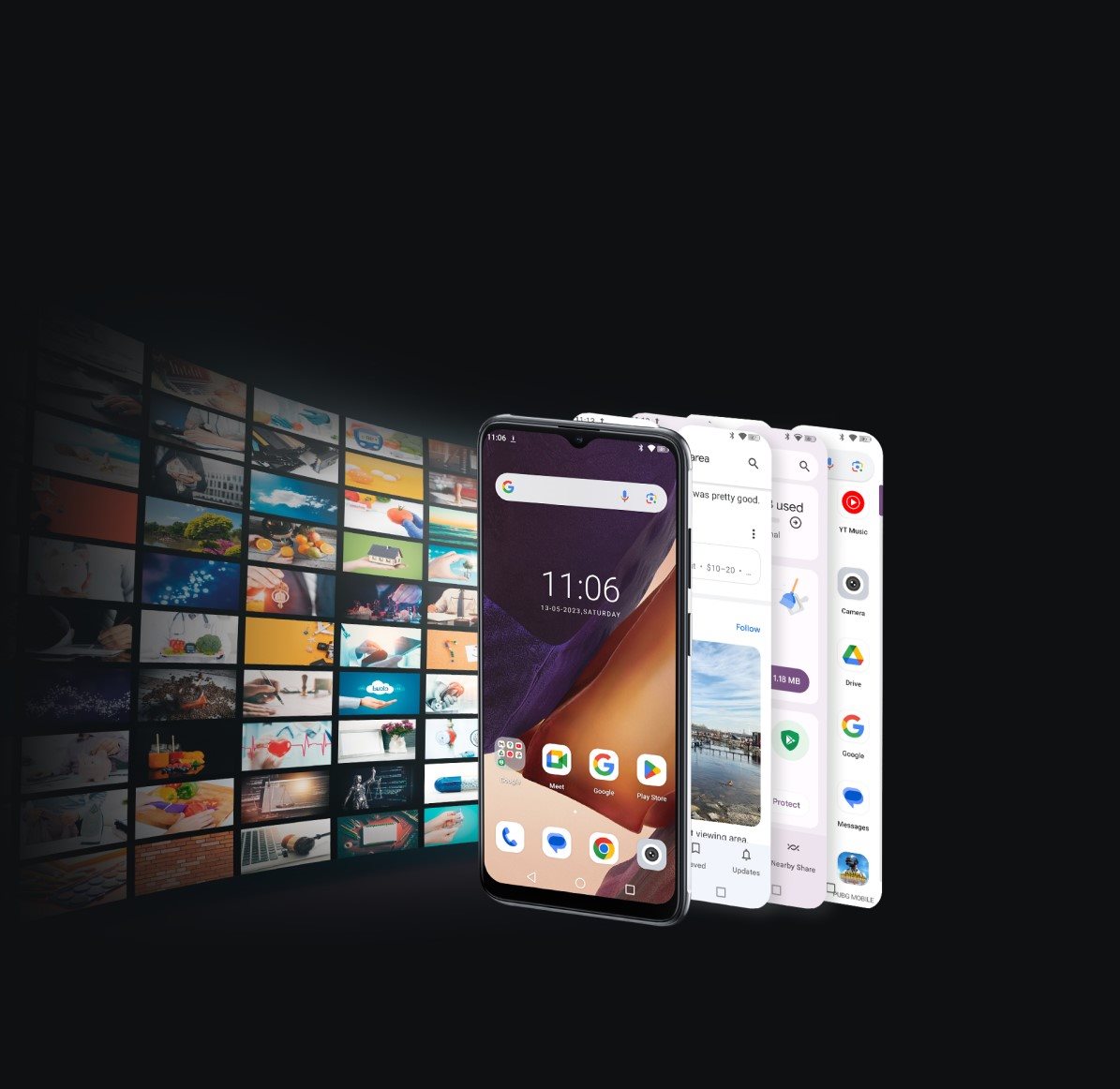 Cubot X70 space black mobiltelefon