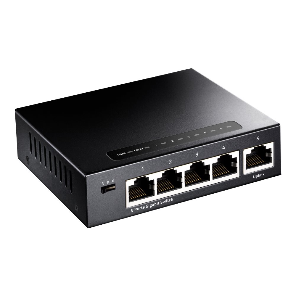 CUDY Switch 5-Port Gigabit Metal Switch