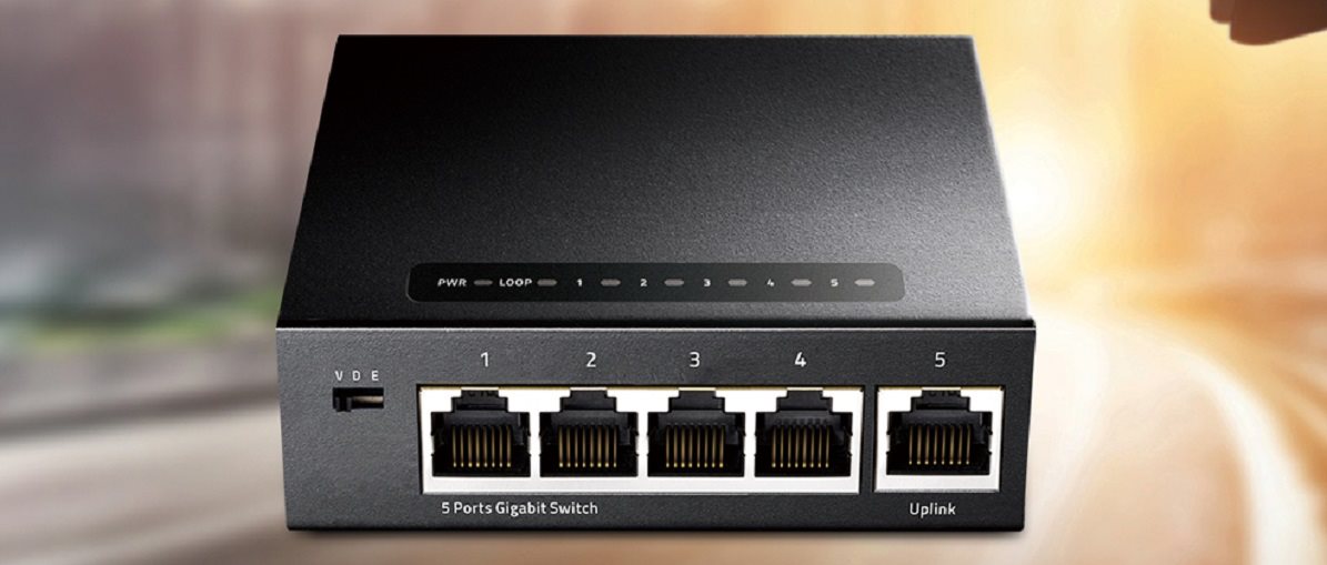CUDY Switch 5-Port Gigabit Metal Switch