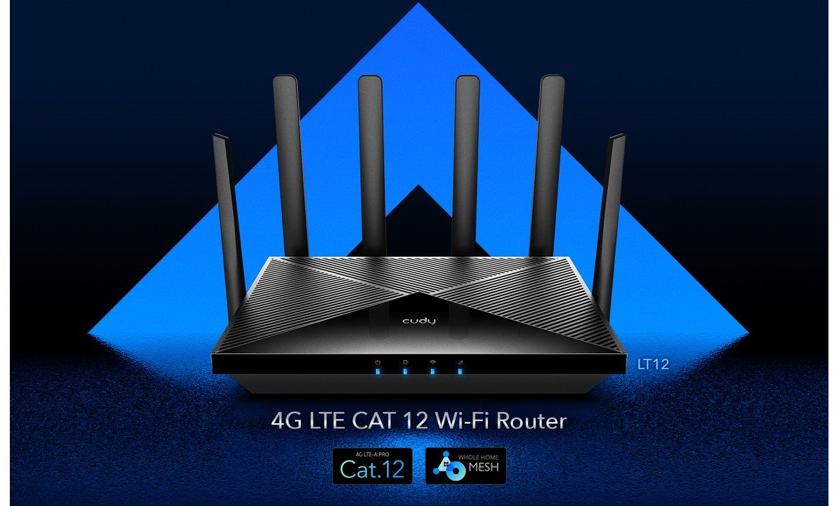 CUDY AC1200 Wi-Fi 4G LTE-Cat12 Gigabit Router Wi-Fi router