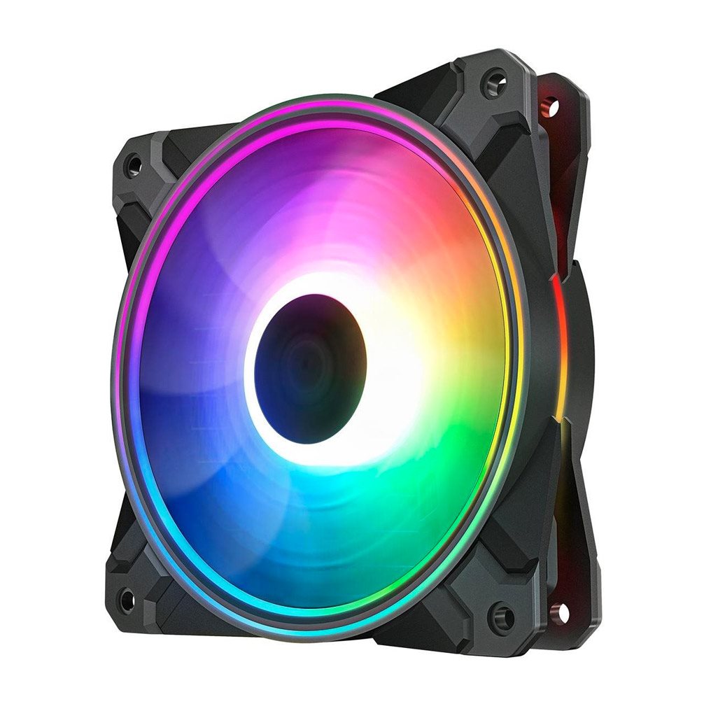 DeepCool CF120 Plus számítógép ventilátor RGB háttérvilágítással DeepCool CF120 Plus számítógép ventilátor RGB háttérvilágítással