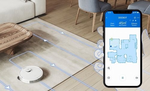DEEBOT N8+ robotporszívó feltörlő funkcióval