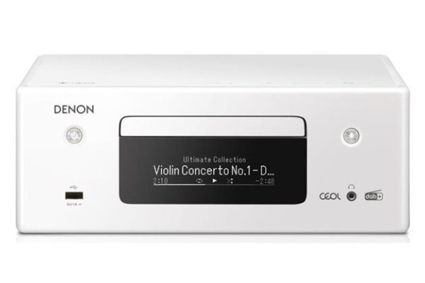 Denon CEOL RCD-N11 DAB White + Polk Monitor XT20 szett