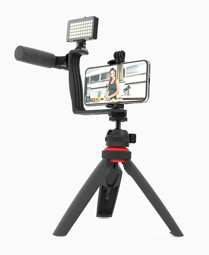 Digipower Superstar Vlogging Kit with Remote mobiltelefon tartó
