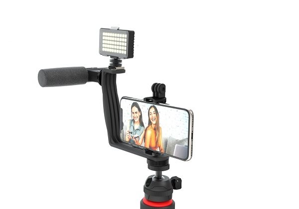 Digipower Superstar Vlogging Kit with Remote mobiltelefon tartó