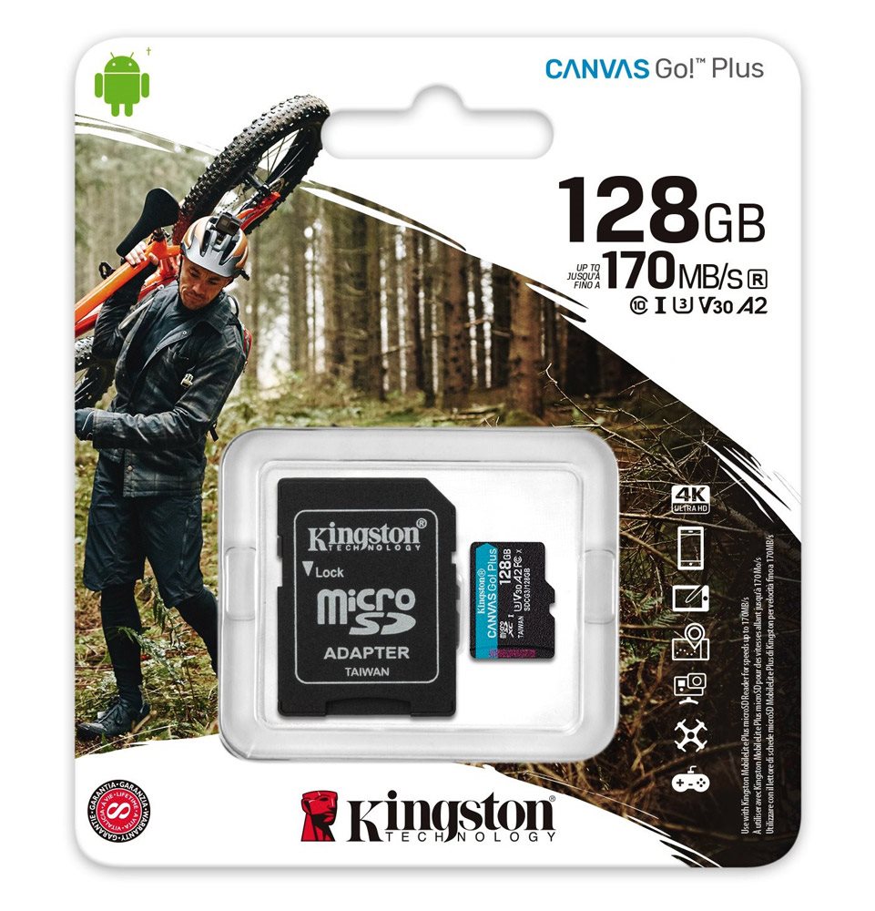 Kingston MicroSDXC Canvas Go! Plus