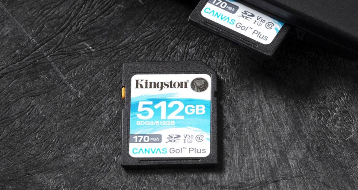 Kingston SDXC 256GB Canvas Go! Plus 