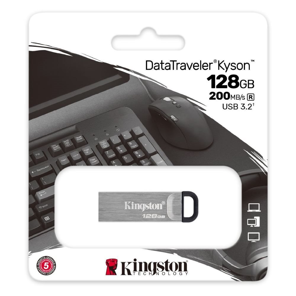 Kingston DataTraveler Kyson 128 GB-os flash meghajtó