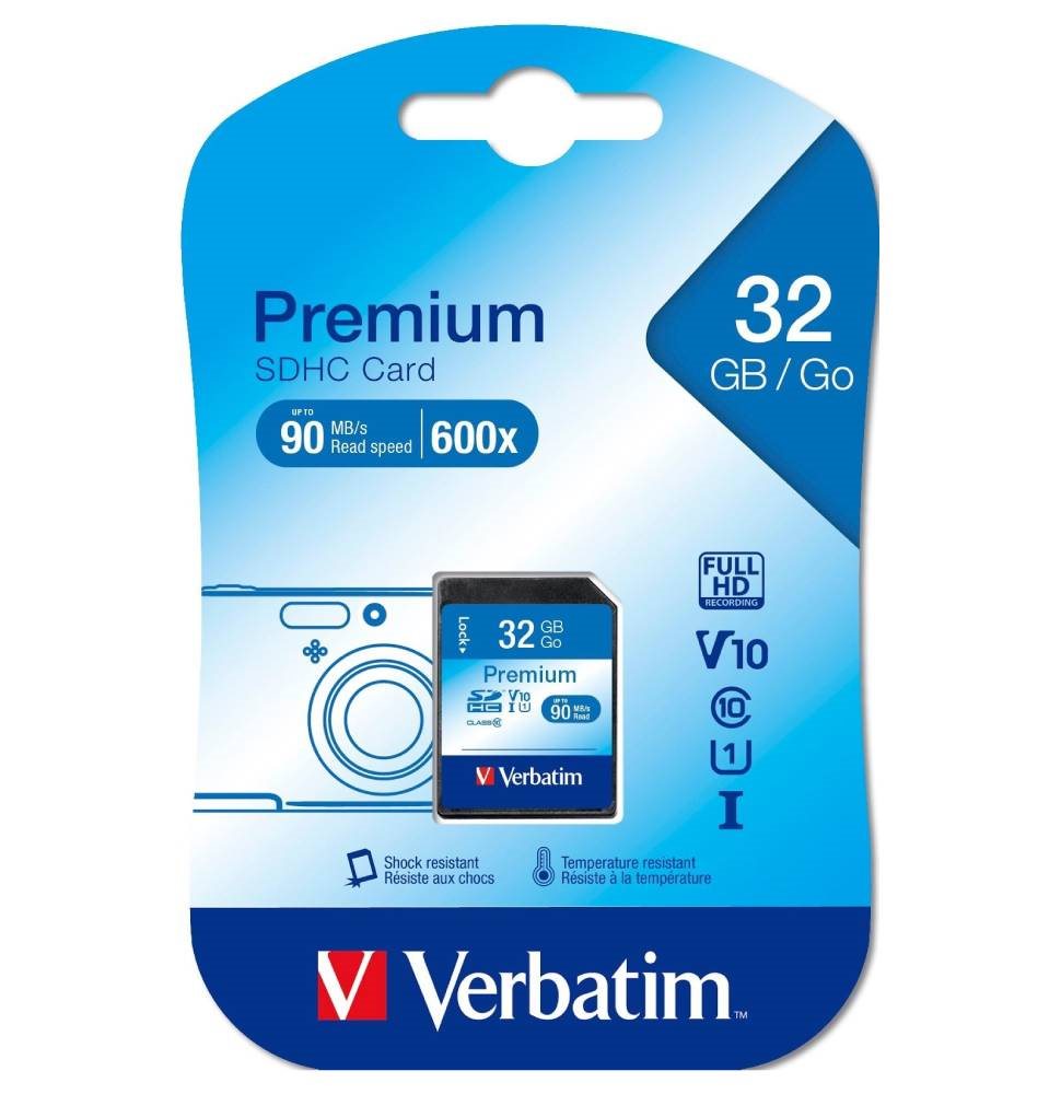 Verbatim SDHC 32GB Premium memóriakártya