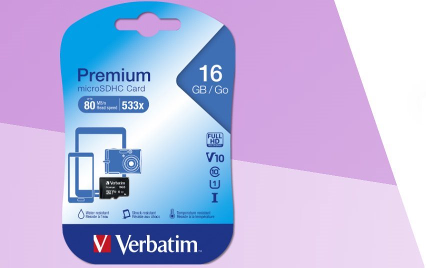 Verbatim MicroSDHC 16GB Premium