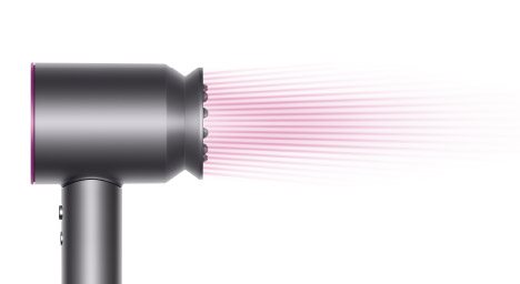 Dyson Supersonic HD07 fukszia/szürke