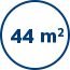 Akár 44 m2-es helyiségekbe Párásító Philips HU4813/10