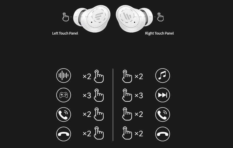 EDIFIER TWS1 Pro 2 vezeték nélküli fülhallgató
