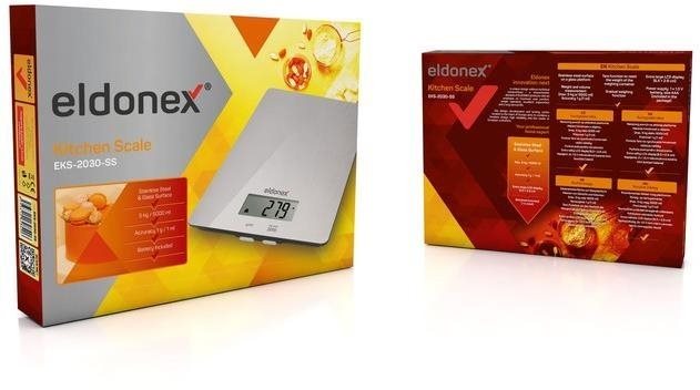 Eldonex SteelGlass konyhai mérleg