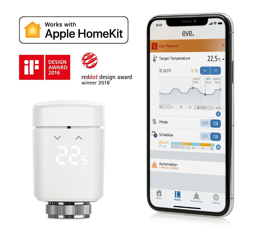 Eve Thermo okos radiátorszelep Eve Thermo okos radiátorszelep