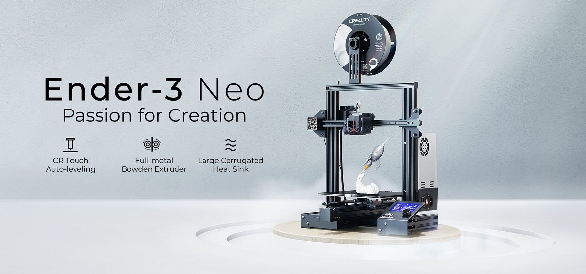 Creality Ender 3 V2 Neo Neo FDM 3D nyomtató