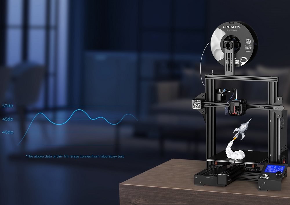 Creality Ender 3 V2 Neo Neo FDM 3D nyomtató