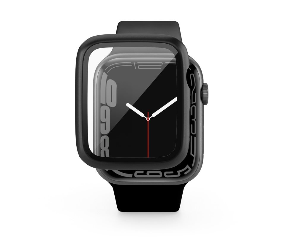 Epico Glass Case For Apple Watch 7 okosóra védőtok