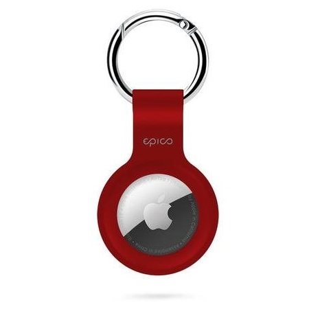 Epico AirTag Silicone Case, červený