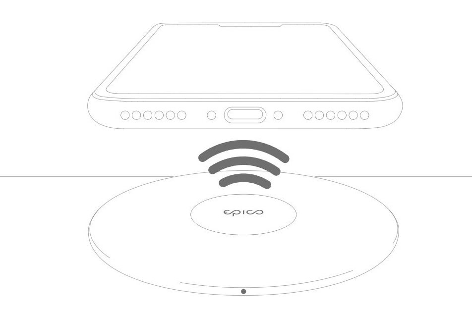 Epico Slim Wireless Pa vezeték nélküli töltő