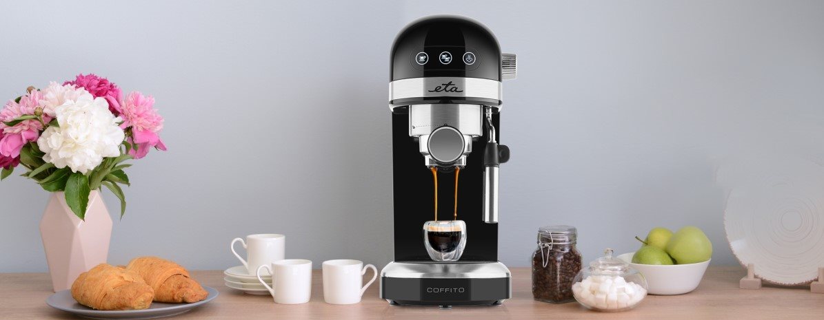 ETA Espresso Coffito 0175 90000 karos kávéfőző, fekete