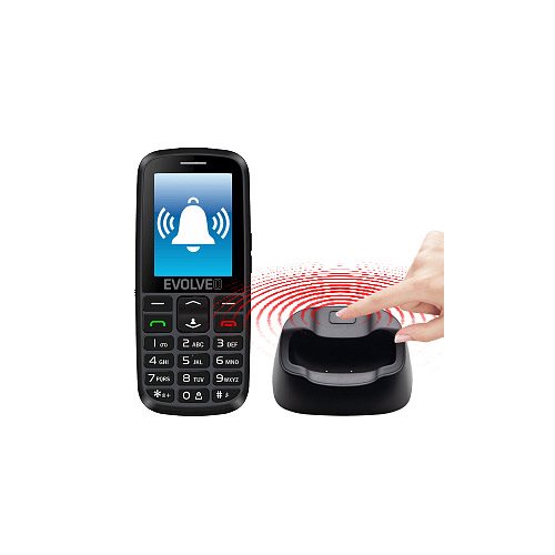 EVOLVEO EasyPhone EG mobiltelefon, fekete