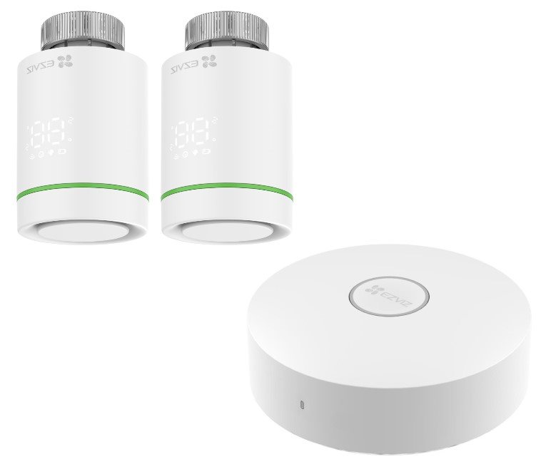 EZVIZ Smart fűtési készlet termosztátfejjel (2xT55,A3-R200) EZVIZ Smart fűtési készlet termosztátfejjel (2xT55,A3-R200)