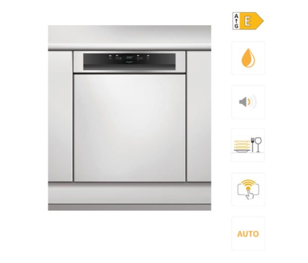 WHIRLPOOL WBC 3C26 X beépíthető mosógép