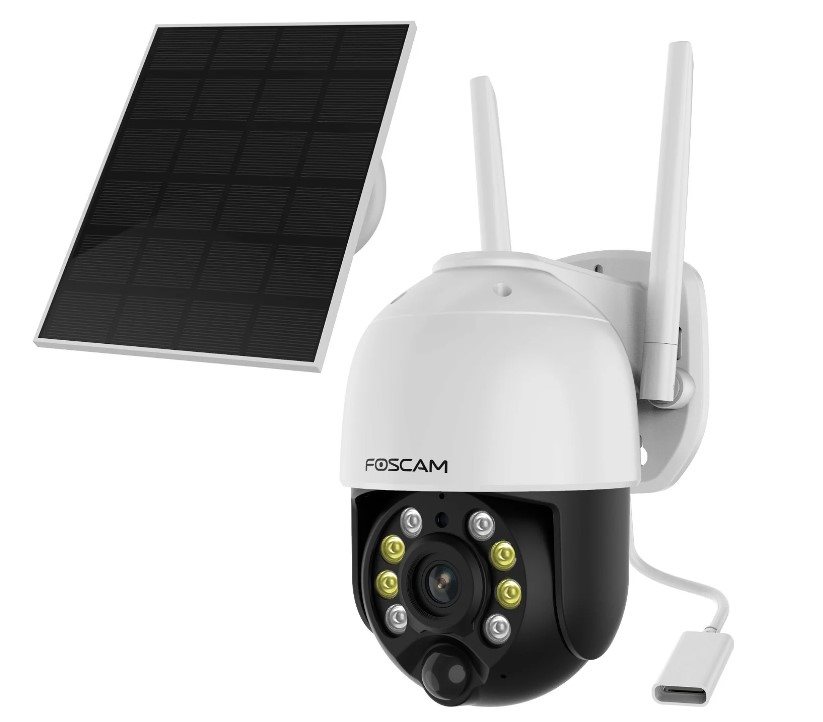 Foscam 4MP Outdoor Solar Camera IP kamera