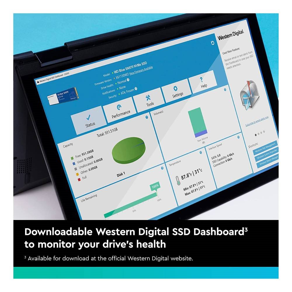 WD Blue SN570 SSD meghajtó