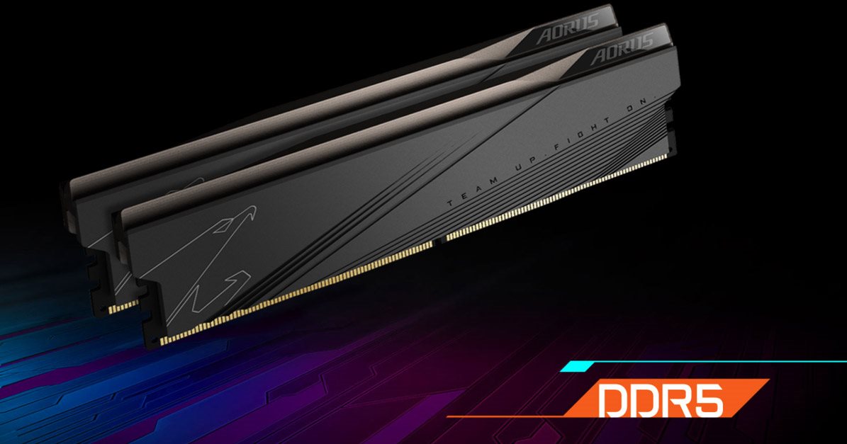 GIGABYTE AORUS 32GB KIT DDR5 5200MHz rendszermemória