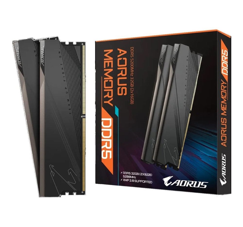 GIGABYTE AORUS 32GB KIT DDR5 5200MHz rendszermemória