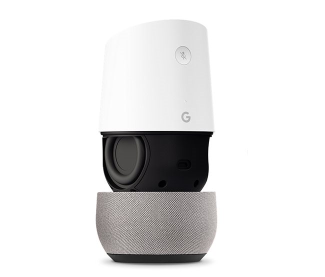 Google Hoem ukrývá reproduktor Google Home - vnitřní část