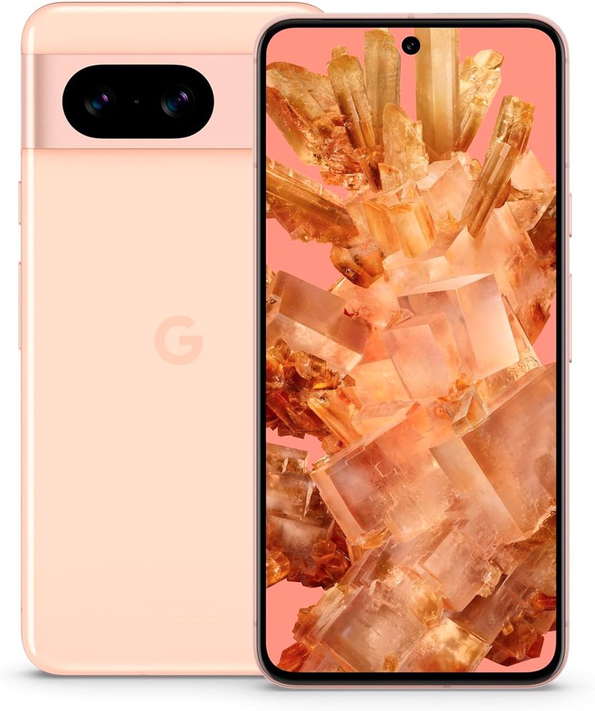 Google Pixel 8 8GB/128GB mobiltelefon, rózsaszín