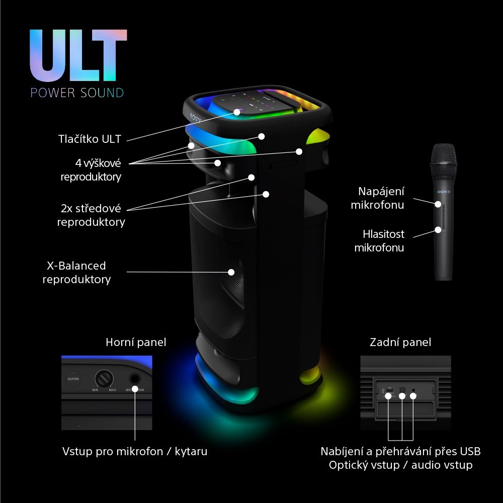 Sony ULT TOWER 10 Bluetooth hangszóró