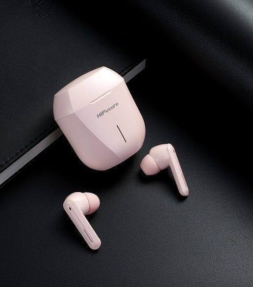 HiFuture Radge Pink vezeték nélküli fülhallgató mikrofonnal