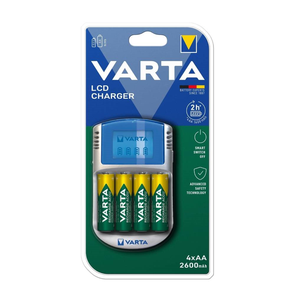 VARTA LCD Charger töltő és csere akkumulátor