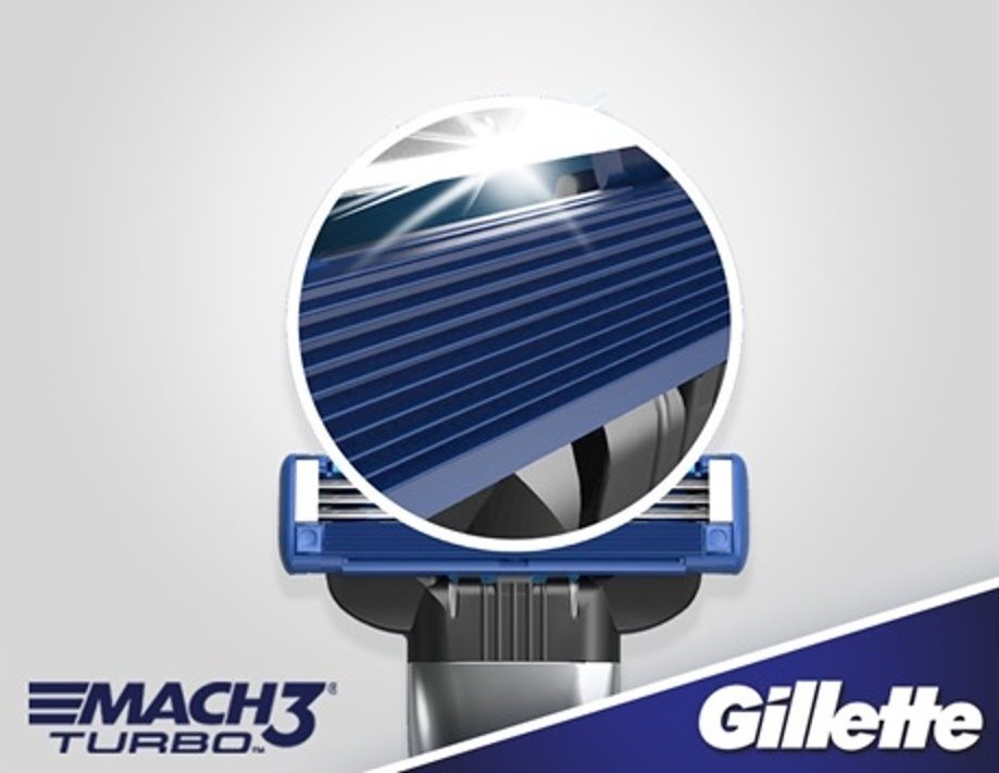 GILLETTE Mach3 TURBO 3D  