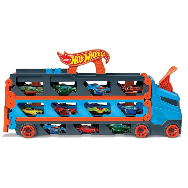 Versenypálya és szállító kamion Hot Wheels
