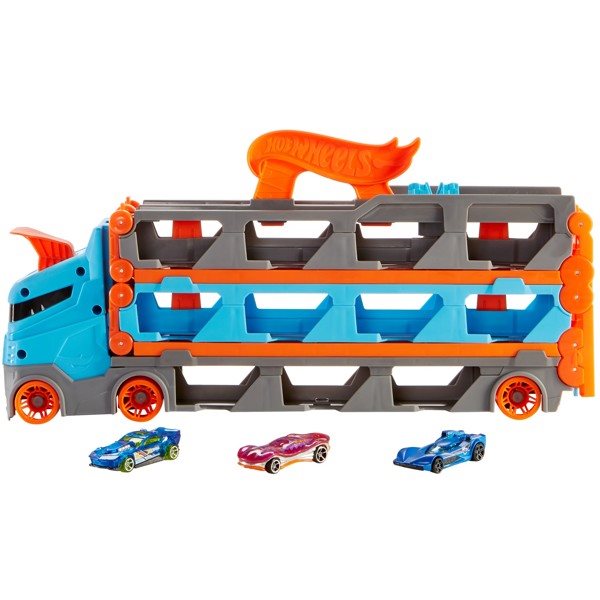 Versenypálya és szállító kamion Hot Wheels