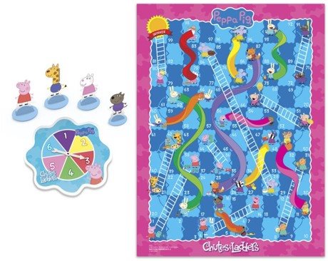Peppa malac Csúszdák és létrák