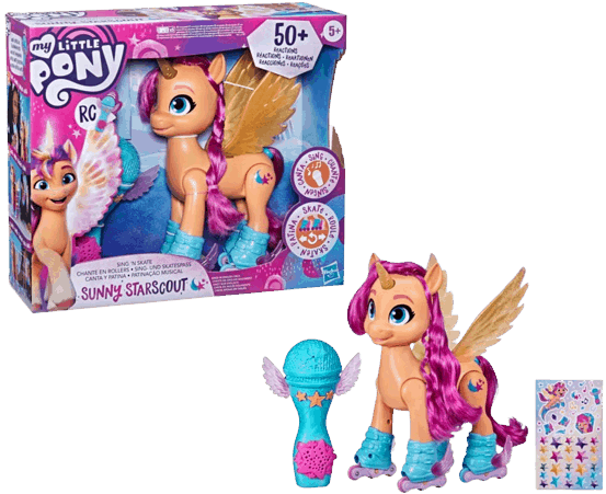 My Little Pony Sunny éneklő és korcsolyázó figura 