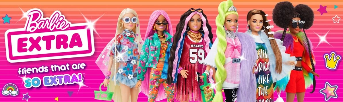 Barbie Extra baba - a virágok ereje