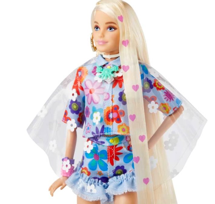 Barbie Extra baba - a virágok ereje